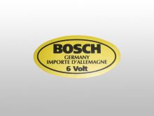 Aufkleber 6-Volt, Bosch, für Zündspule