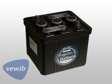 Batterie 6 Volt 66 aH, schwarz, VEWIB