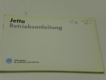 Betriebsanleitung VW Jetta II  Juni 1988